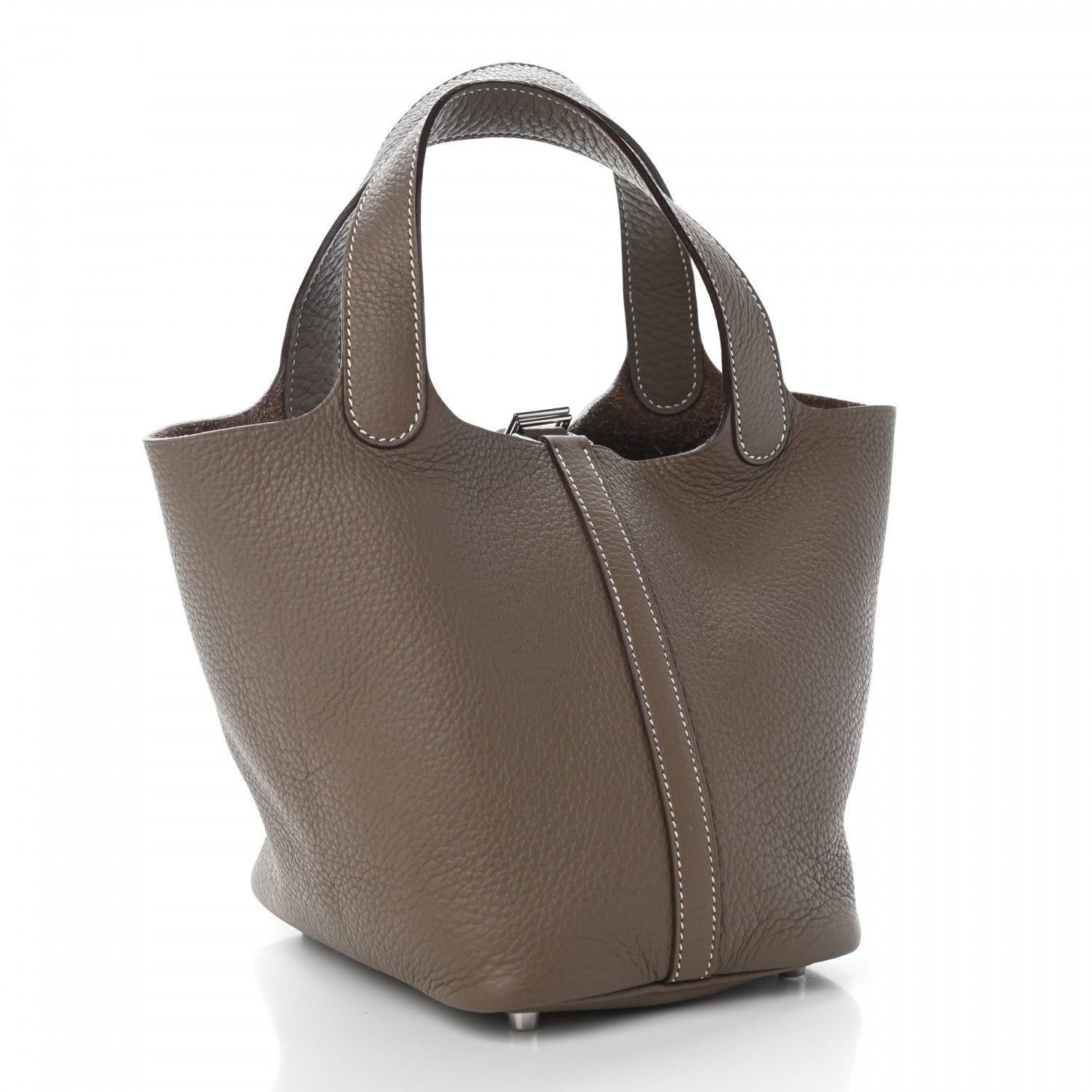 Hermes Taurillon Clemence Picotin 18 PM Etoupe 3 of 11