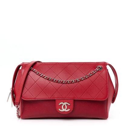 Chanel Goatskin Quilted Magnetic Camera Case Red Red 1 of 10