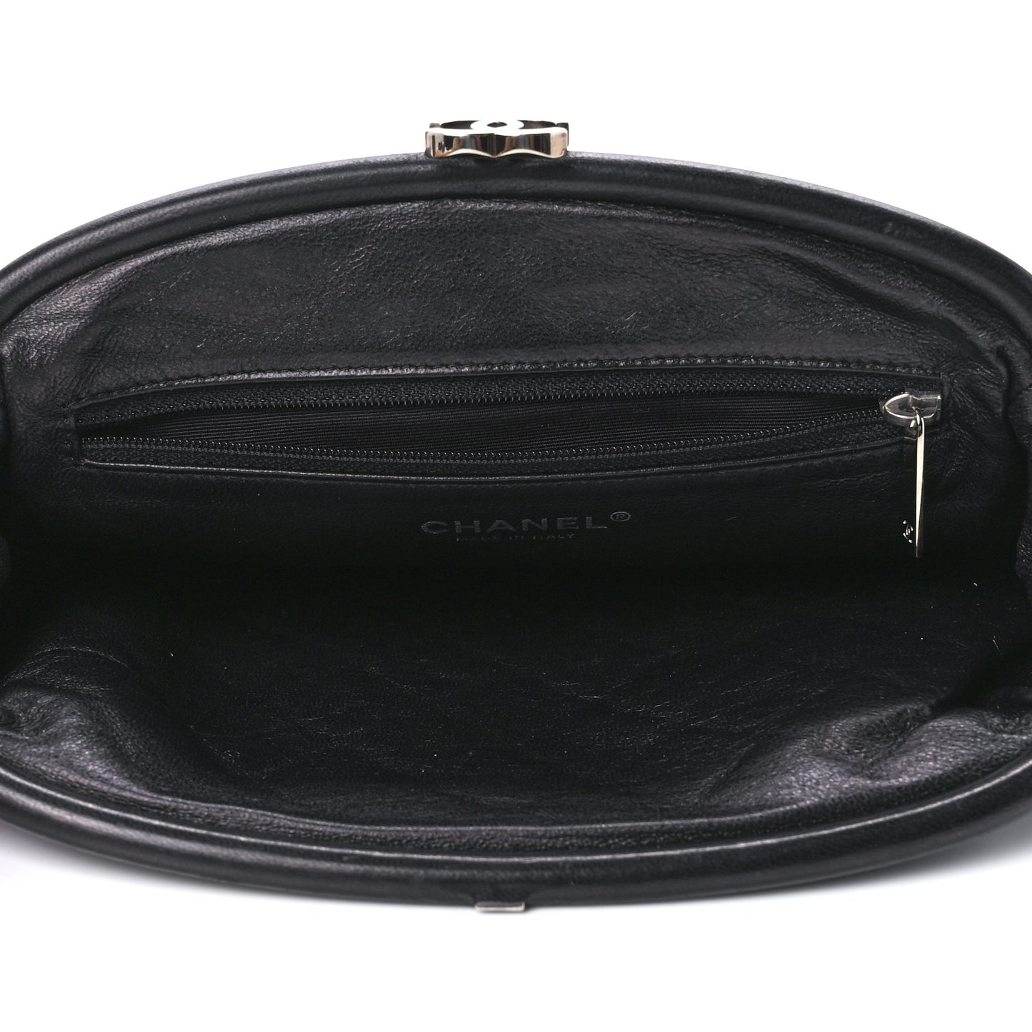 Lambskin Quilted Timeless Clutch Black