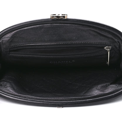 Chanel Lambskin Quilted Timeless Clutch Black 5 of 9