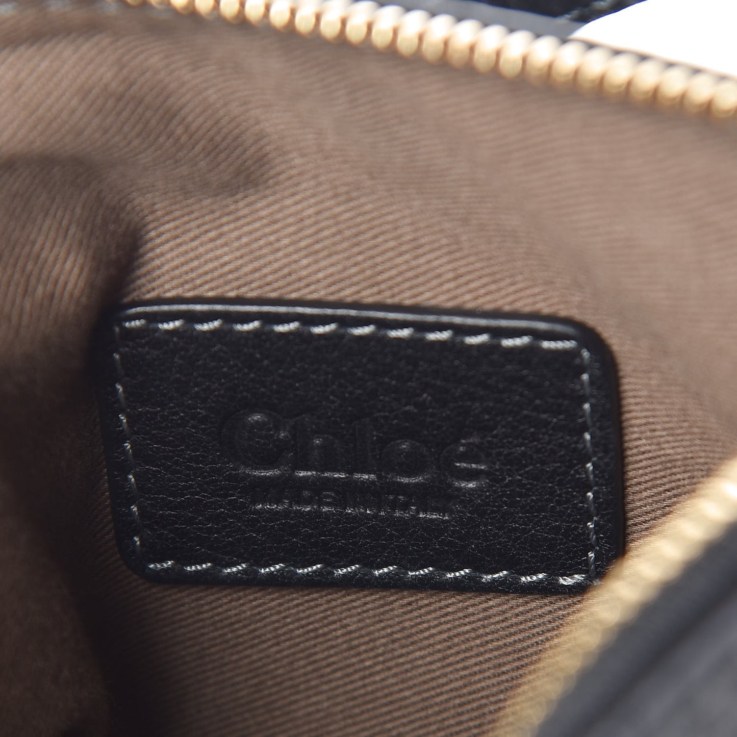 Calfskin Baby Marcie Satchel Black