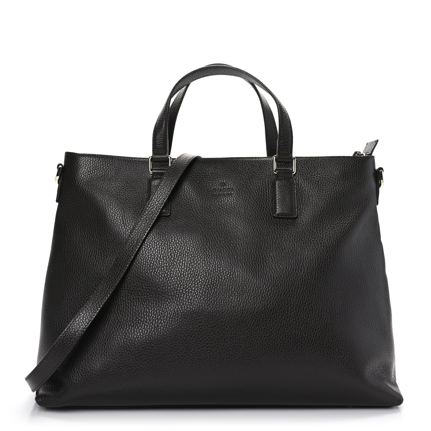 Calfskin Large Bamboo Tassel Top Handle Tote Brown