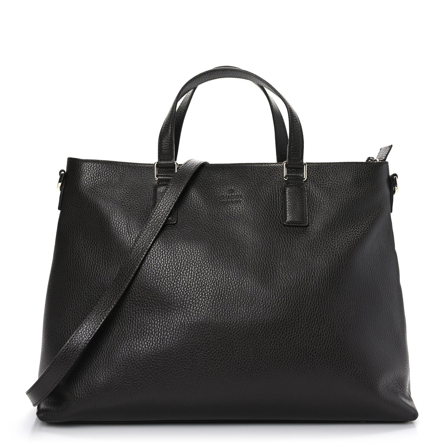 Gucci Calfskin Large Bamboo Tassel Top Handle Tote Brown 1 of 10