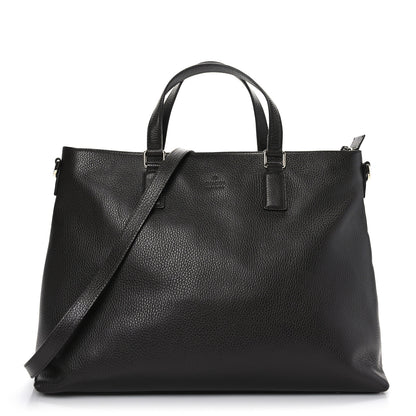 Gucci Calfskin Large Bamboo Tassel Top Handle Tote Brown 1 of 10