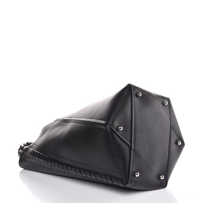 Proenza Schouler Smooth Calfskin Medium Hex Bucket Bag Black 5 of 8