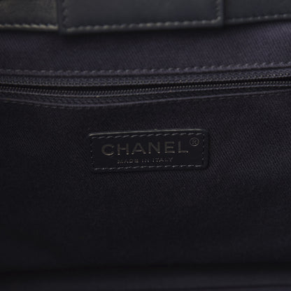 Chanel Denim Quilted Medium Coco Handle Shopping Tote Blue 9 of 12