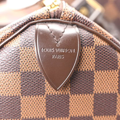 Louis Vuitton Damier Ebene Speedy 35 6 of 9