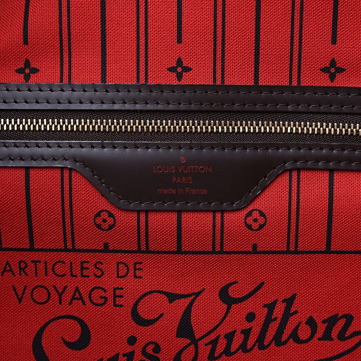 Louis Vuitton Damier Ebene Neverfull GM 5 of 9