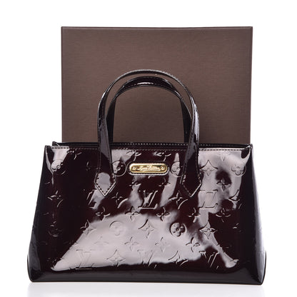 Louis Vuitton Vernis Wilshire PM Amarante 9 of 9