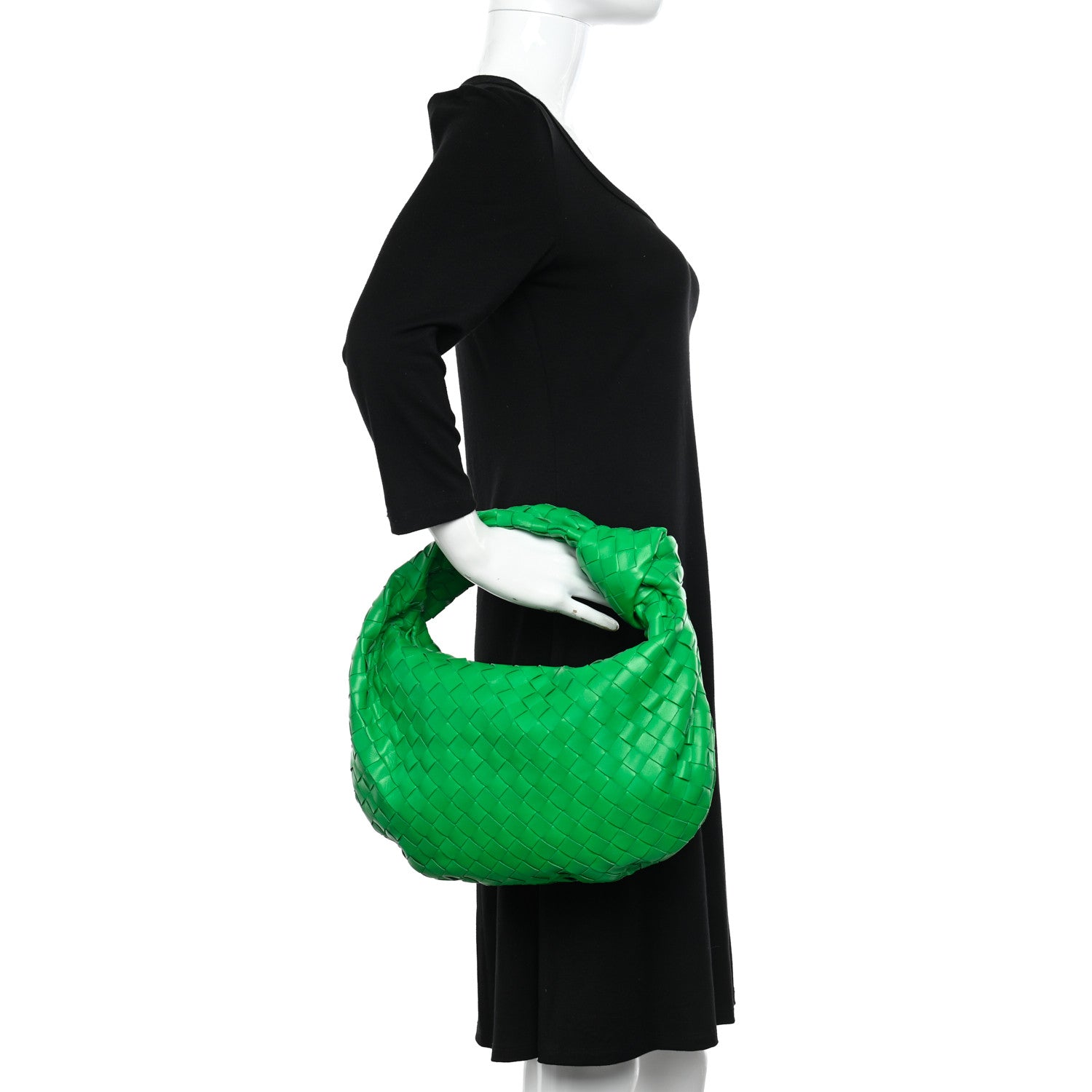 Bottega Veneta Nappa Intrecciato Teen Jodie Hobo Parakeet 2 of 10