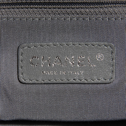 Chanel Calfskin Coco Bengal Open Accordion Tote Black 6 of 8