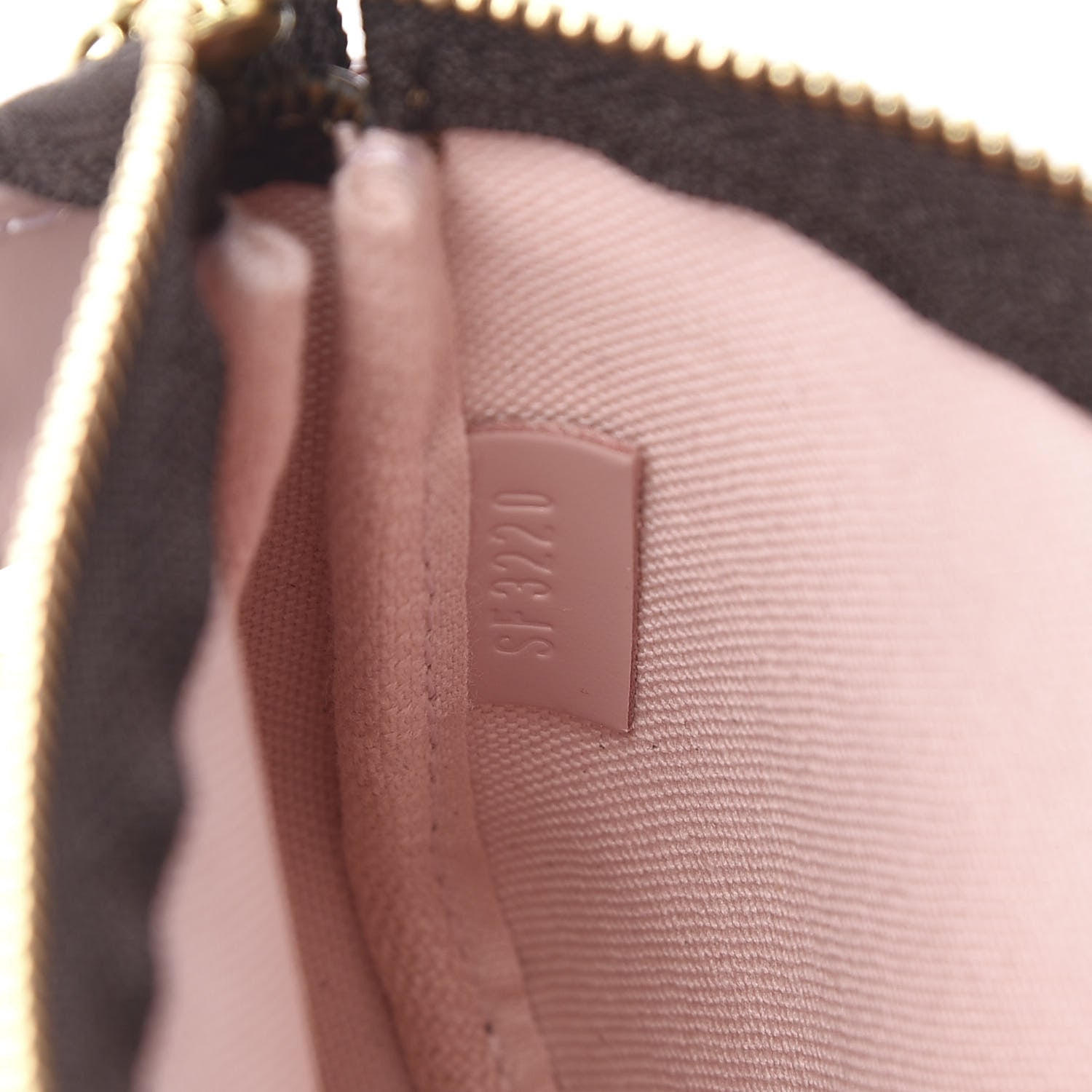 Louis Vuitton Damier Ebene 2020 Christmas Animation Big Wheel Mini Pochette Accessories Rose Ballerine 6 of 7