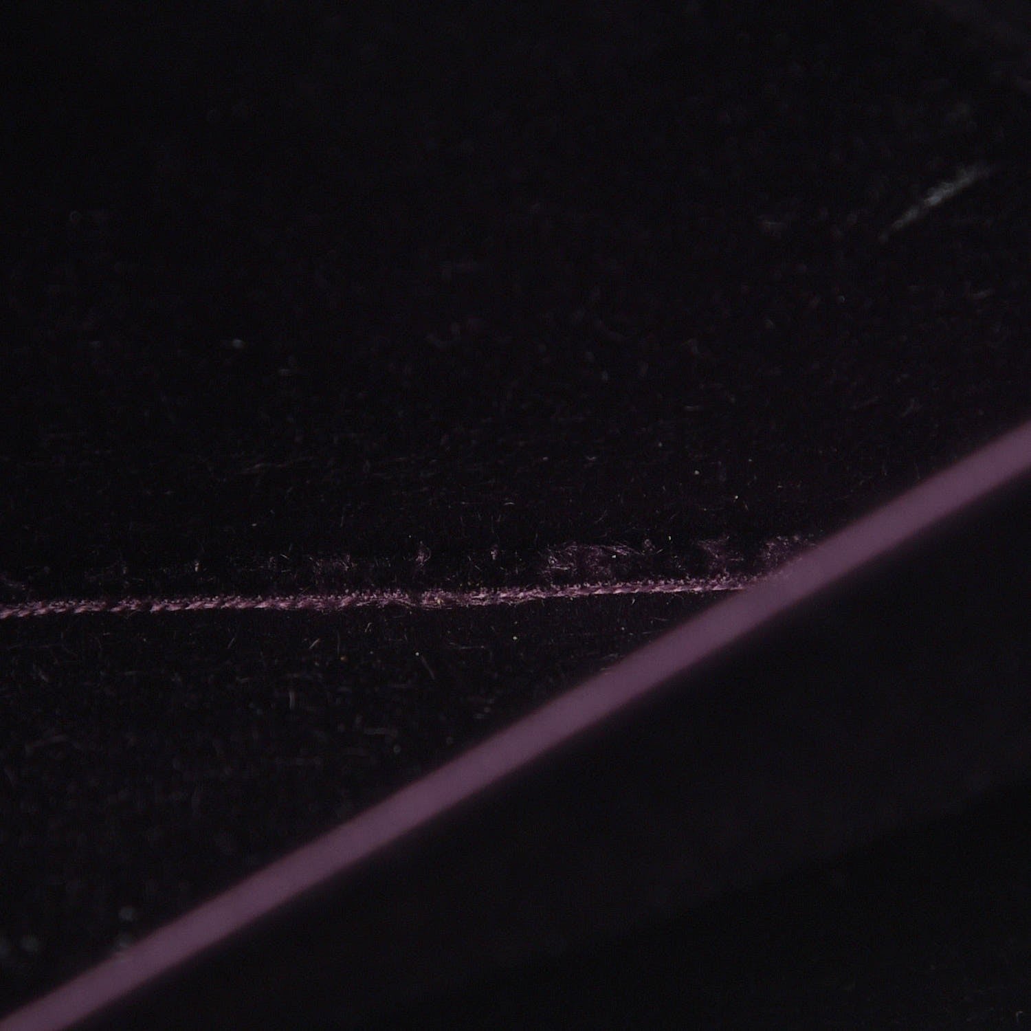 Saint Laurent Textured Patent Monogram Large Belle De Jour Clutch Purple 9 of 9