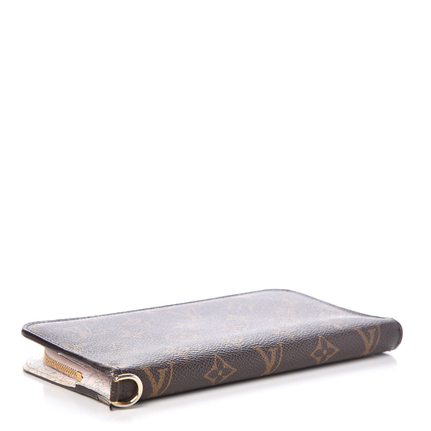 Louis Vuitton Monogram Fleuri Insolite Wallet Rose 4 of 9