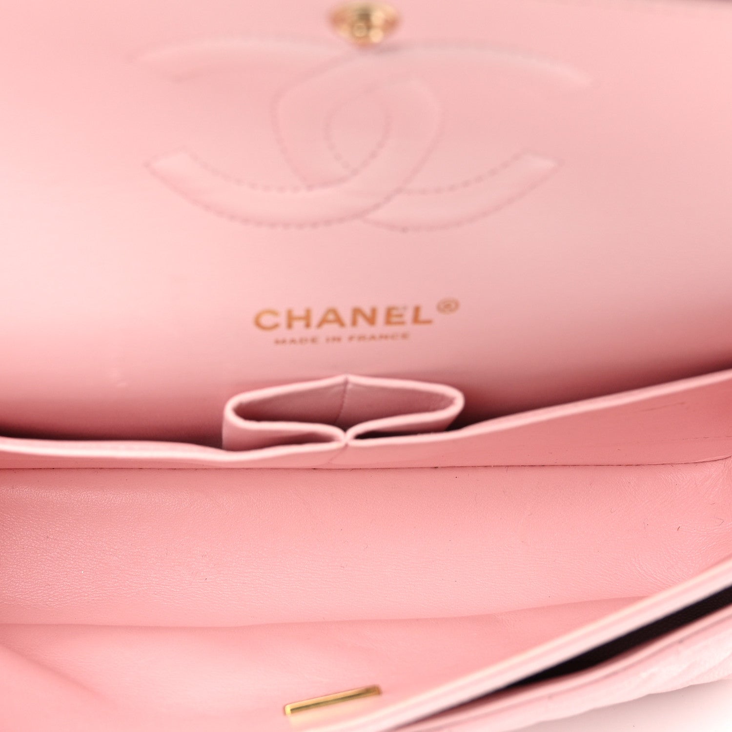 Chanel Caviar Quilted Medium Double Flap Light Pink 5 of 10
