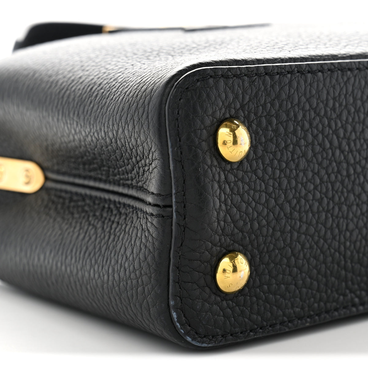 Louis Vuitton Taurillon Mini Capucines Black 9 of 10
