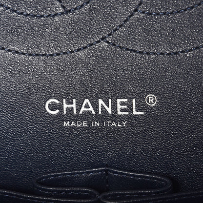 Chanel Caviar Quilted Jumbo Double Flap Dark Purple 7 of 8