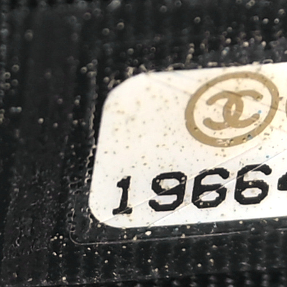 Chanel Glazed Aged Calfskin Quilted Reissue Large Gusset Zip Around Wallet So Black 7 of 8