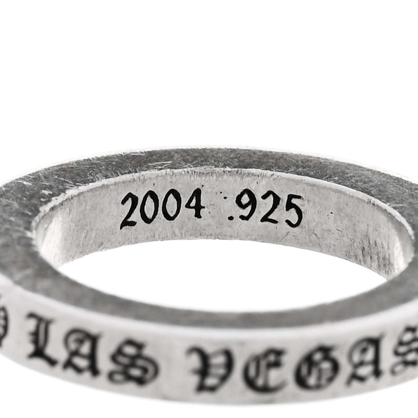 Sterling Silver CH Las Vegas Fck You Spacer Ring 49 5