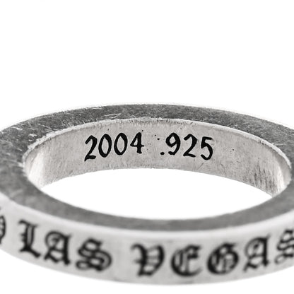 Chrome Hearts Sterling Silver CH Las Vegas Fck You Spacer Ring 49 5 4 of 4