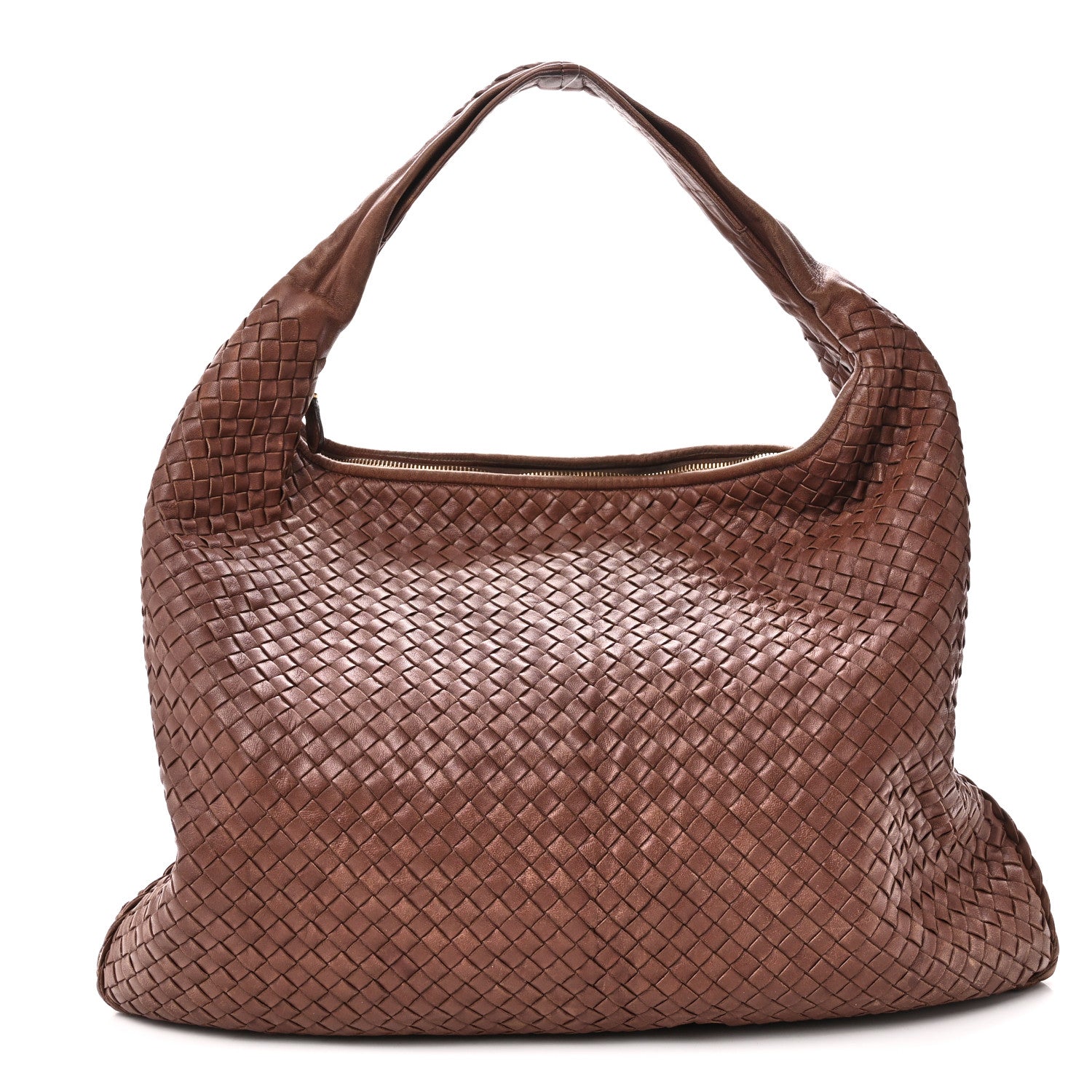 Bottega Veneta Nappa Intrecciato Maxi Veneta Hobo Truffle 1 of 10