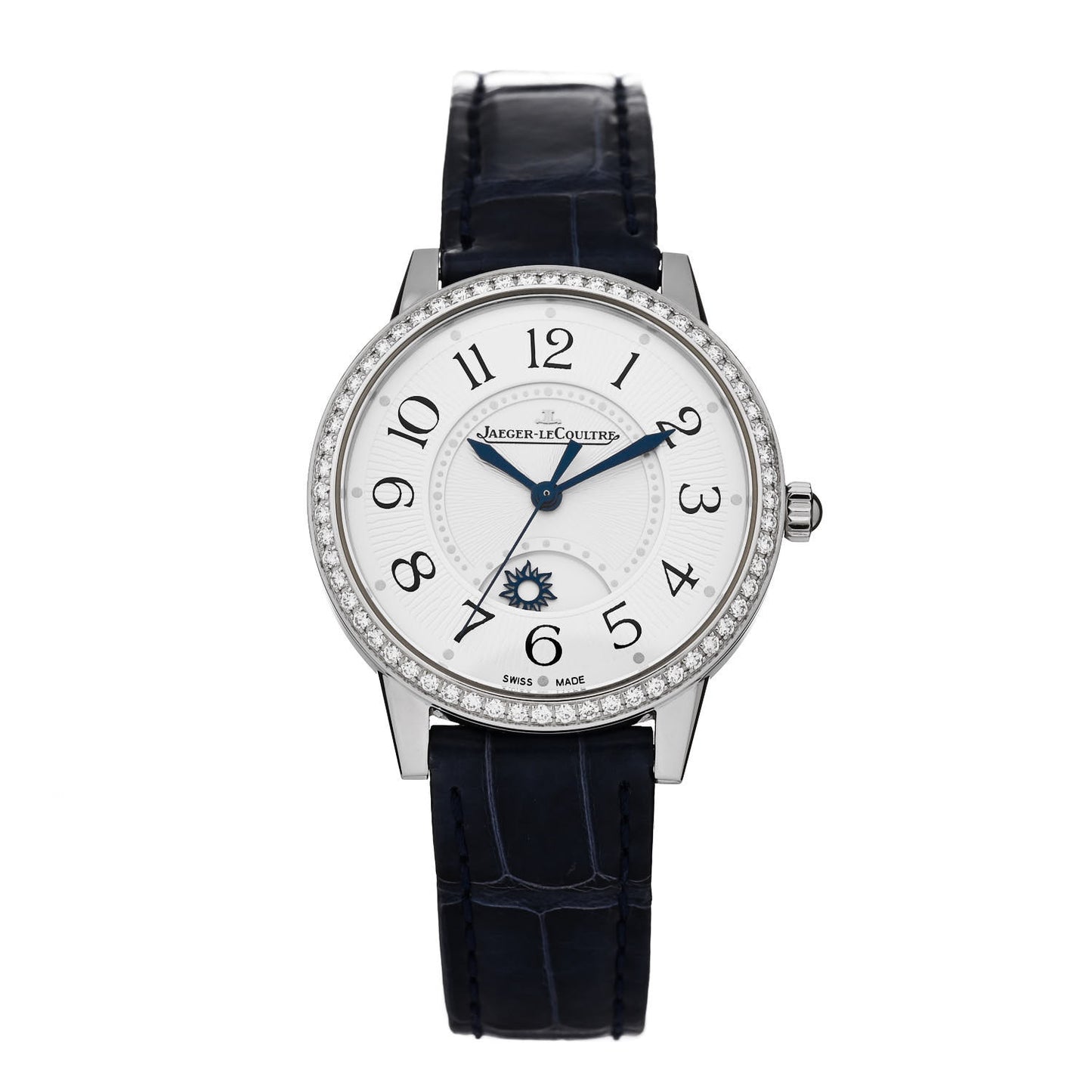 Stainless Steel Alligator Diamond Bezel 34mm Rendez-Vous Classic Day & Night Automatic Watch Q3448430