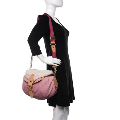 Louis Vuitton Denim Sunshine Messenger Rouge Fauviste 2 of 11