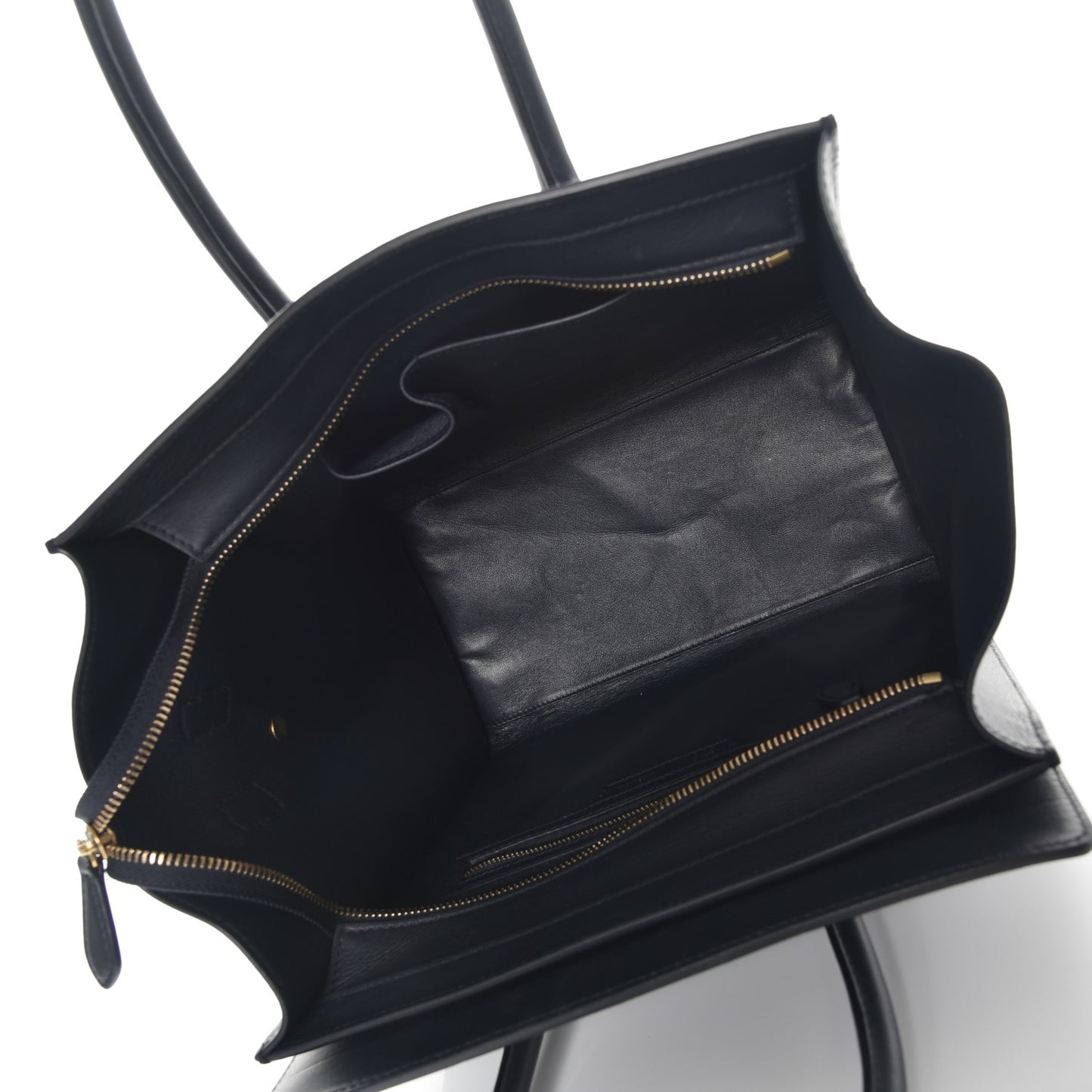 Smooth Calfskin Mini Luggage Navy Blue