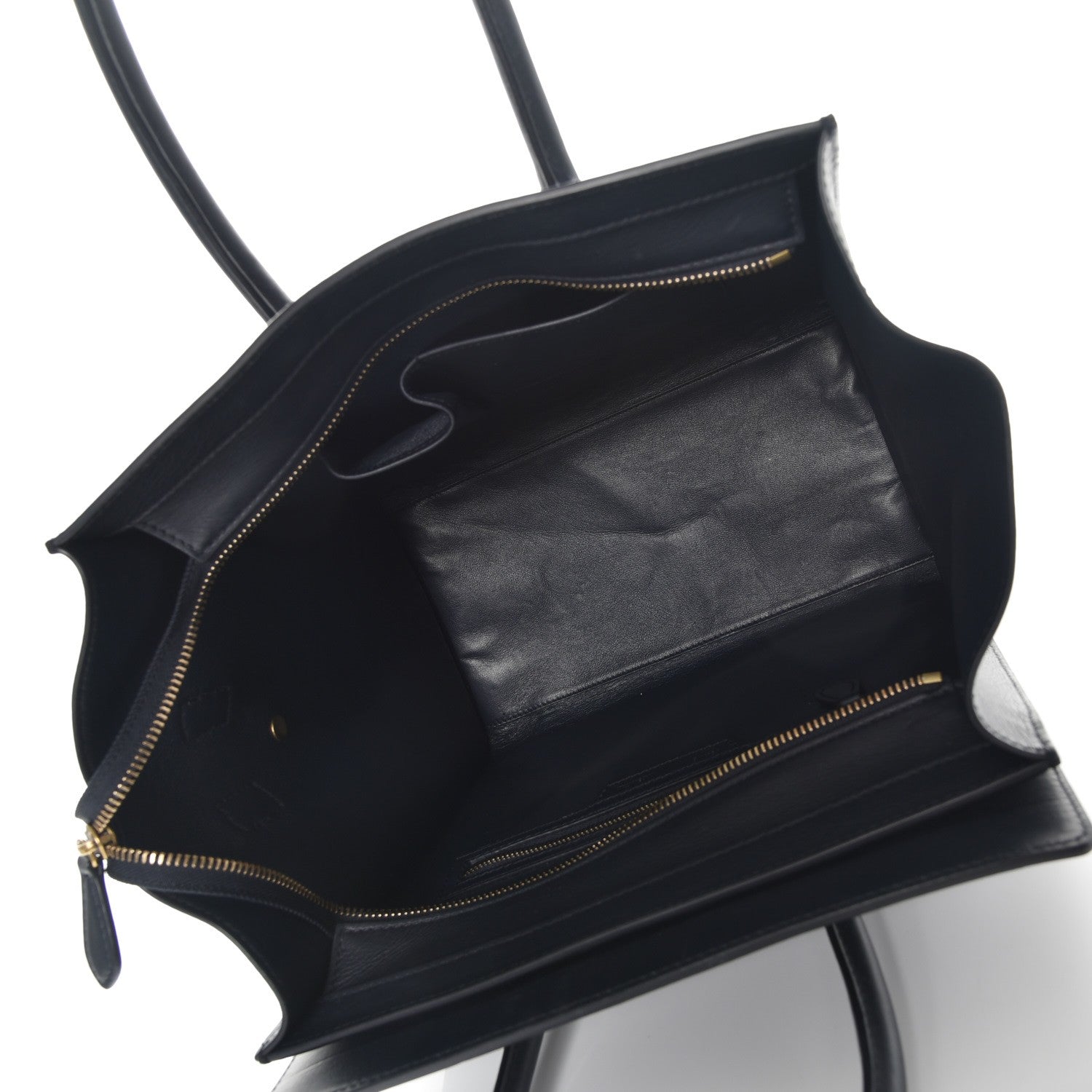 Celine Smooth Calfskin Mini Luggage Navy Blue 5 of 10