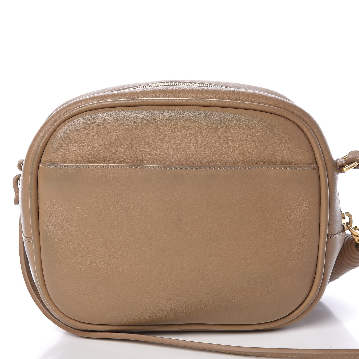 Nappa Monogram Blogger Bag Deep Beige