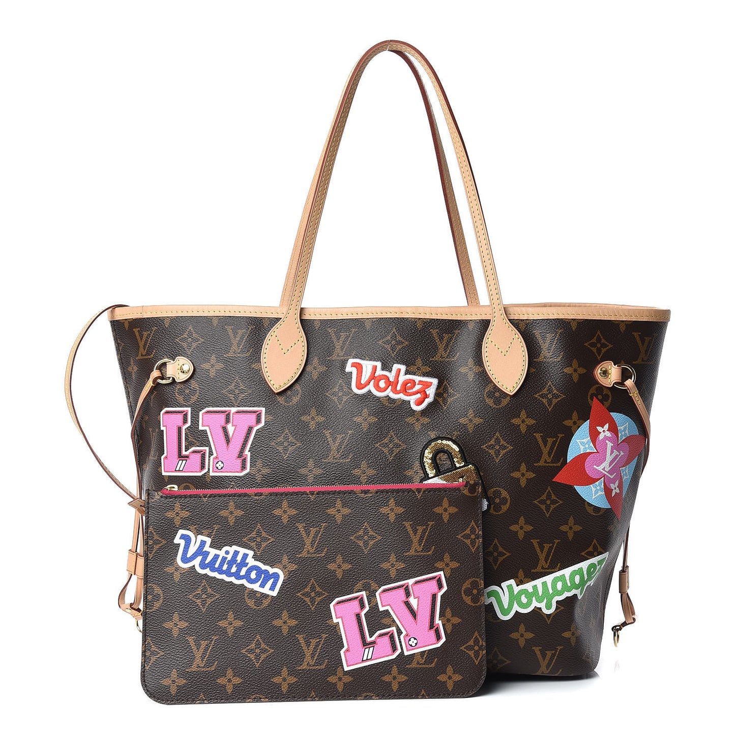 Monogram Travel Stickers Neverfull MM