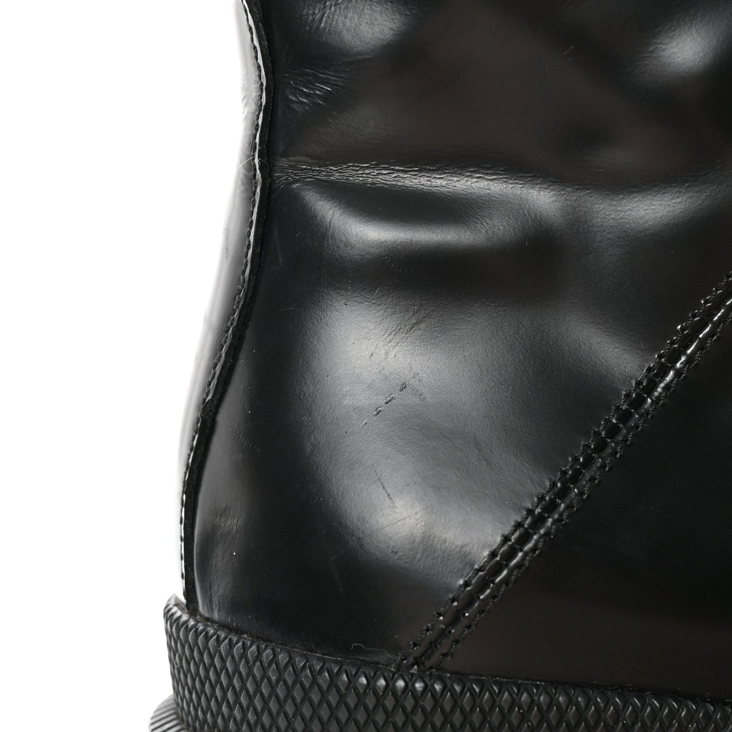 Calfskin Sylvie Web Womens Lace Up Combat Boots 39 Black