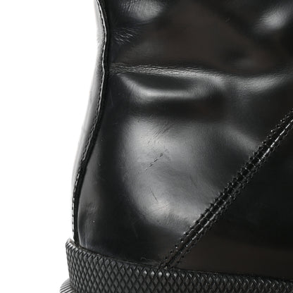 Gucci Calfskin Sylvie Web Womens Lace Up Combat Boots 39 Black 11 of 21
