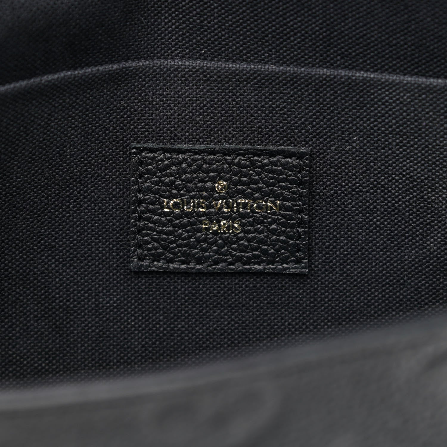 Louis Vuitton Empreinte Pochette Felicie Chain Wallet Black 5 of 12