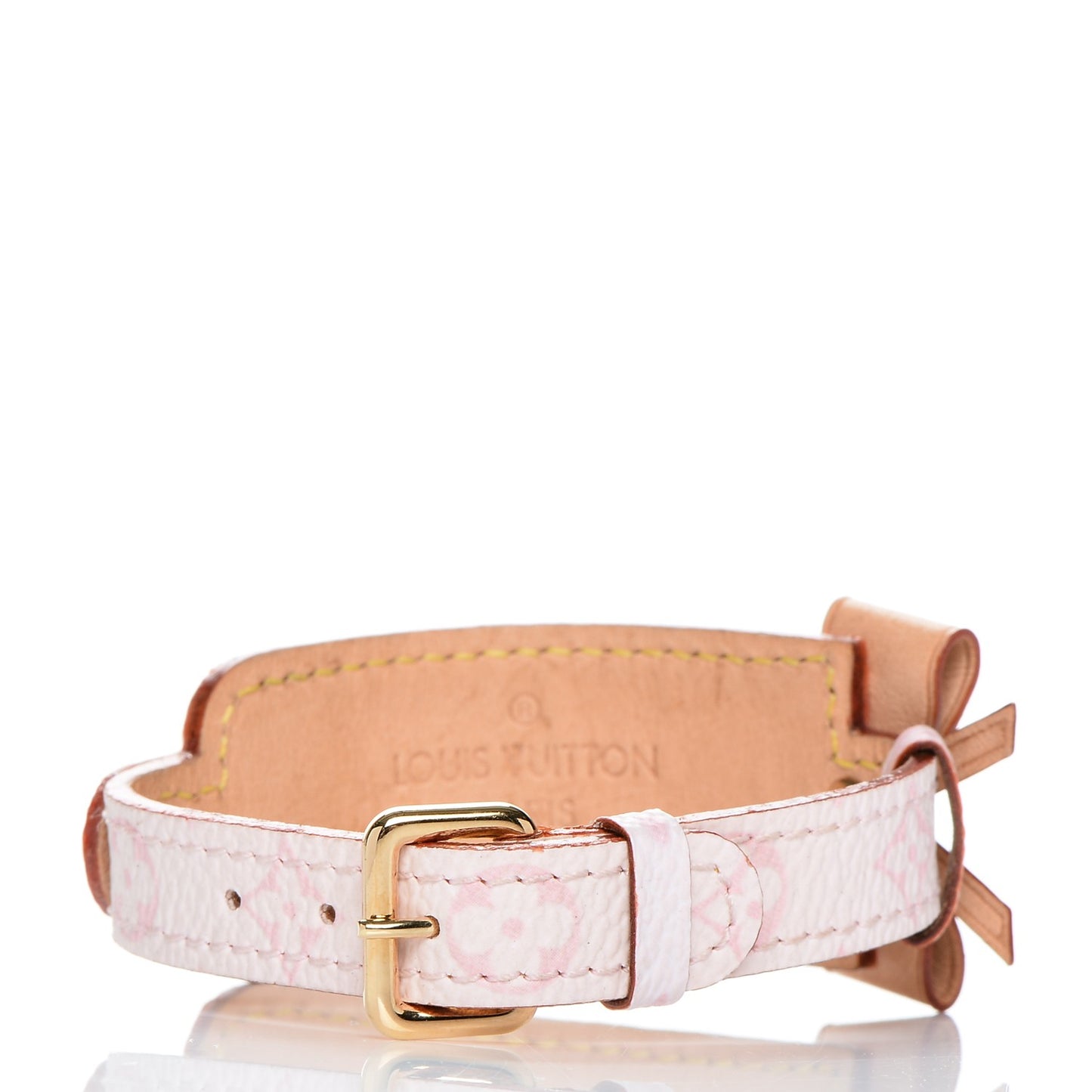 Monogram Cherry Blossom Address Wish Bracelet Pink