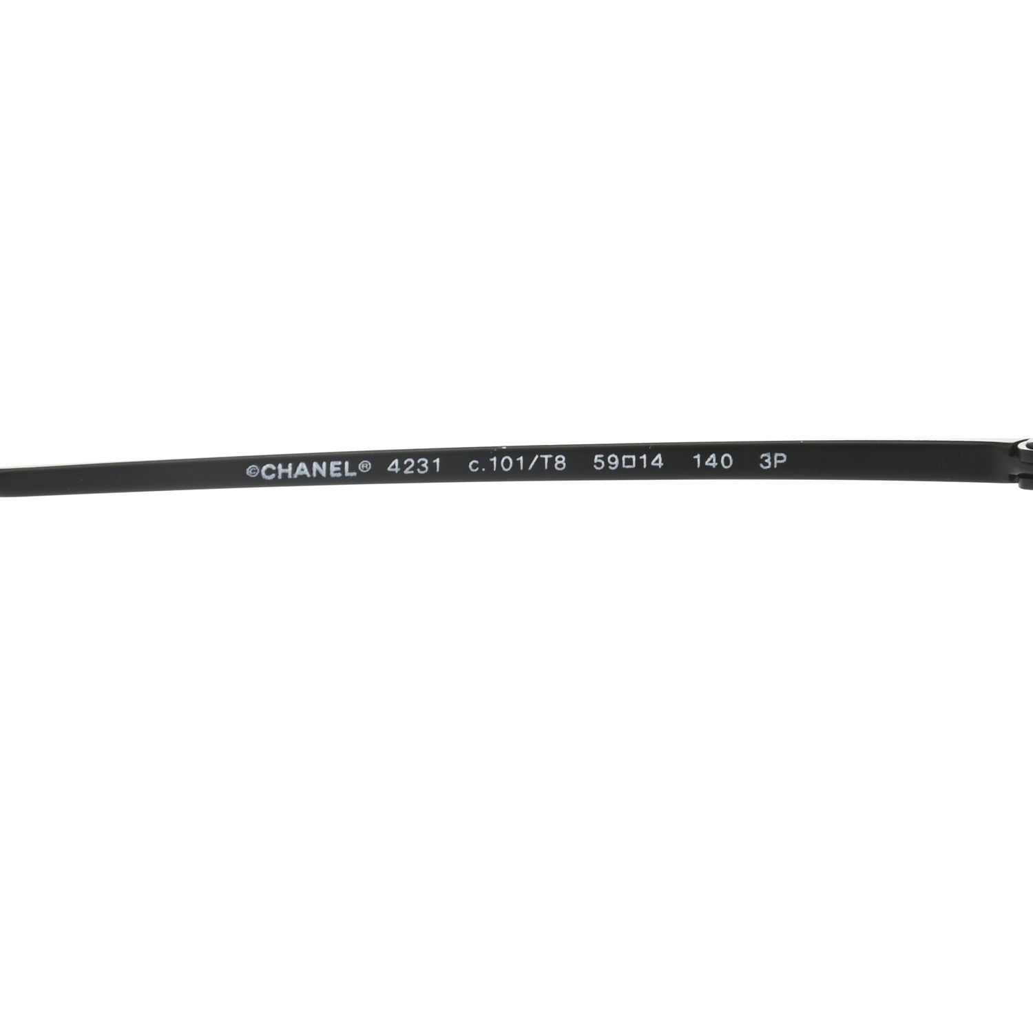 Chanel Metal Polarized Pilot Aviator Sunglasses 4231 Black 6 of 8