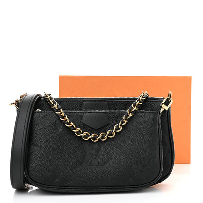 Louis Vuitton Empreinte Monogram Giant Multi Pochette Accessories Black 11 of 11