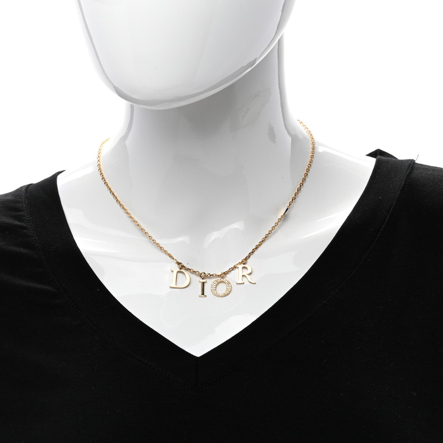 Crystal Dio(r)evolution Necklace Gold