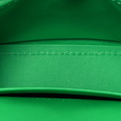 Balenciaga Shiny Calfskin Tonal B Crocodile Embossed Hourglass Top Handle Bag Mini with Chain Vivid Green 4 of 10