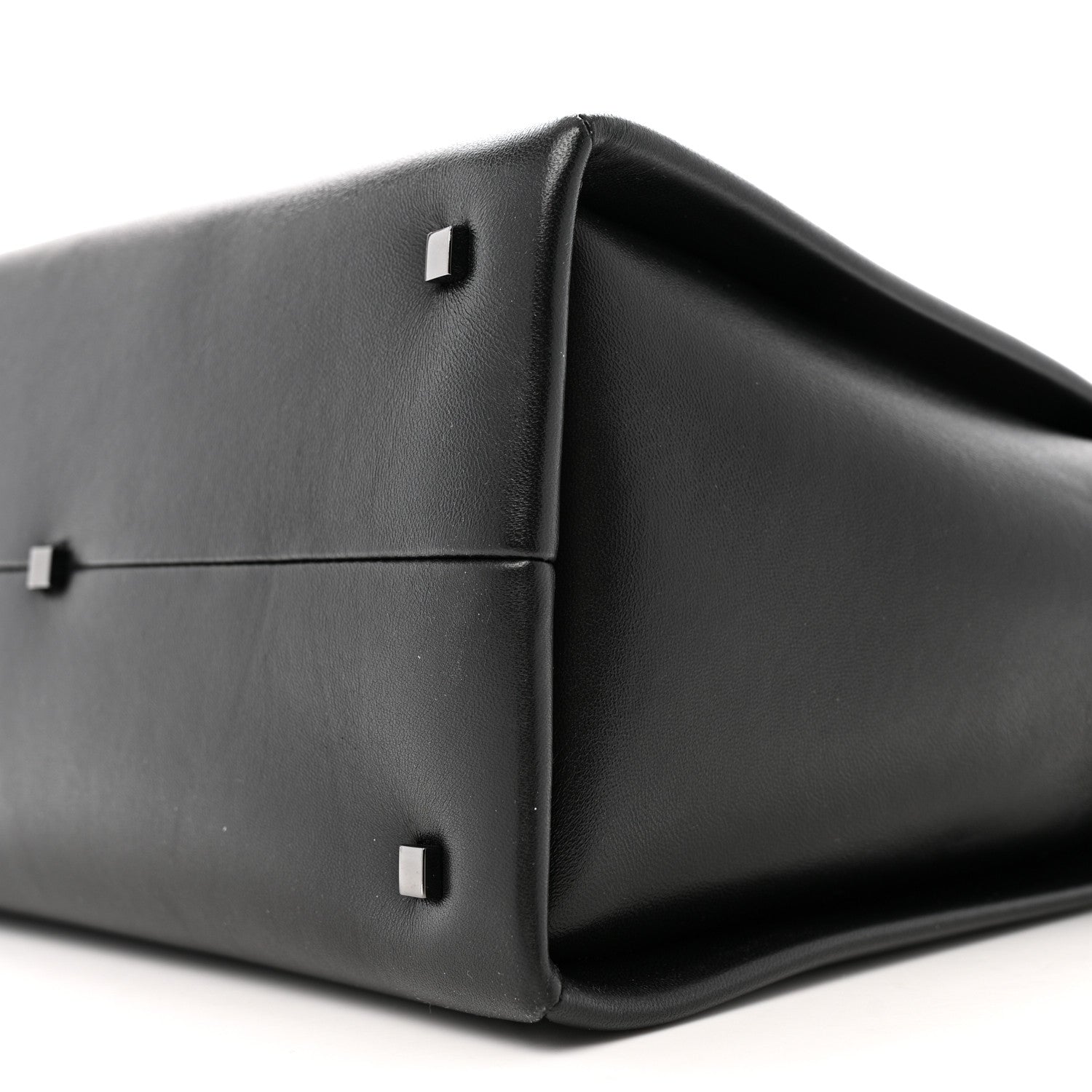 Valentino Garavani Nappa Monochrome Medium One Stud Handbag Black 9 of 11