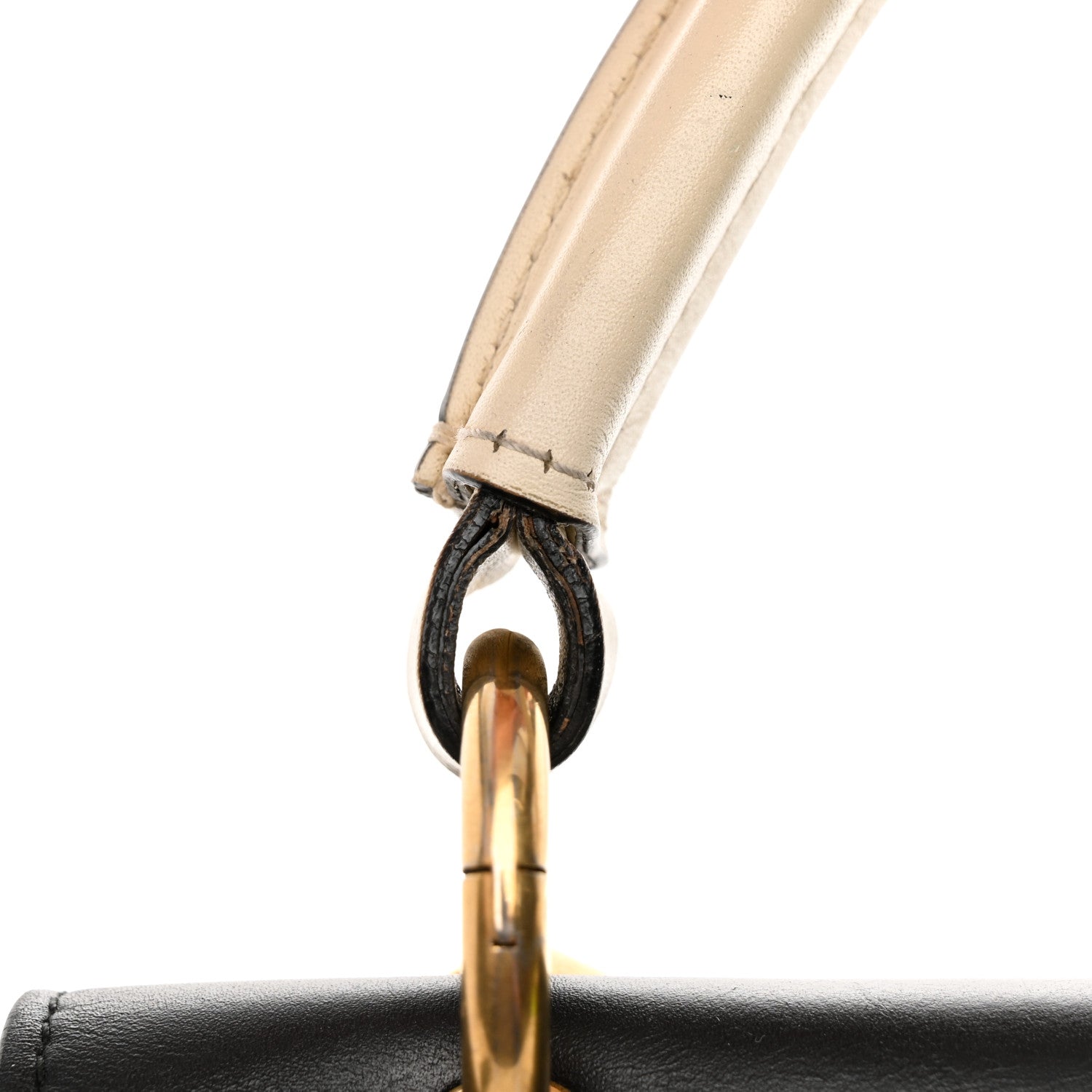Gucci Calfskin Sylvie Web Small Queen Margaret Top Handle Bag Black White 19 of 22