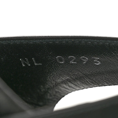 Louis Vuitton Calfskin Platform Sandals 41 Black 9 of 10