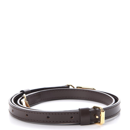 Louis Vuitton Calfskin 16mm Adjustable Shoulder Strap Brown 2 of 6