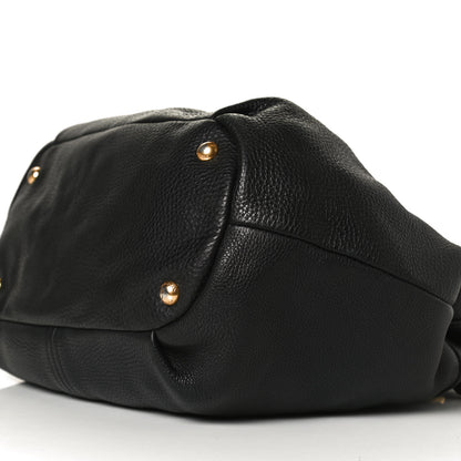 Prada Vitello Daino Top Handle Tote Black 8 of 16