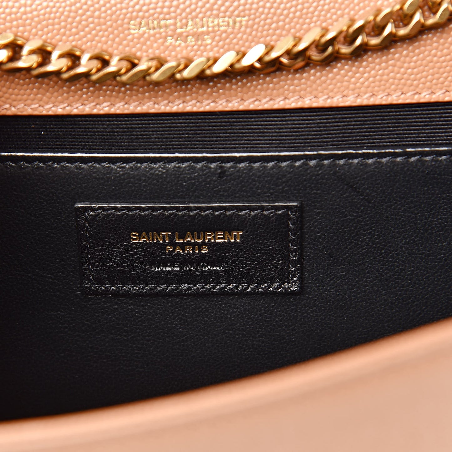 Grain De Poudre Medium Monogram Kate Satchel Dark Beige