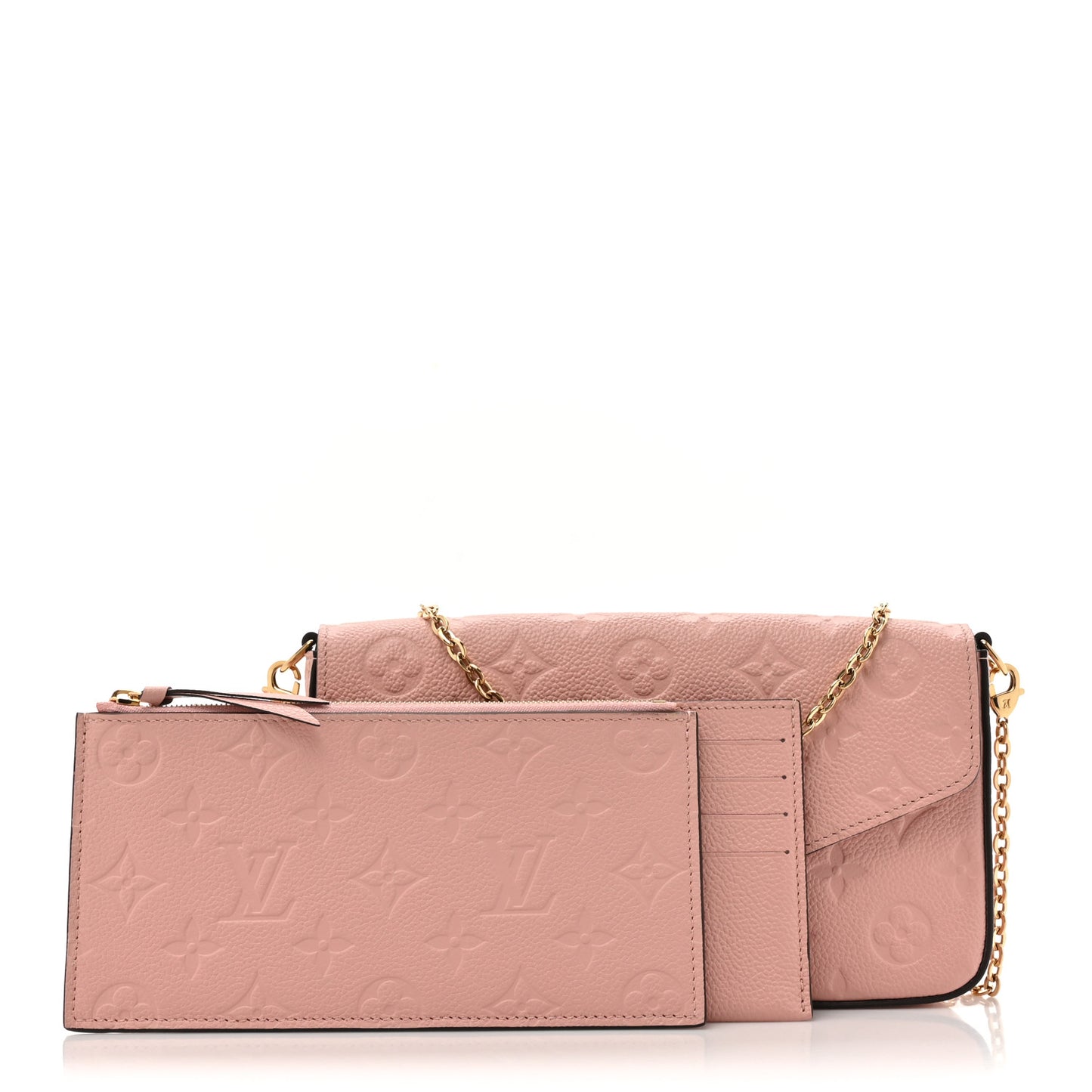 Empreinte Pochette Felicie Chain Wallet Rose Poudre