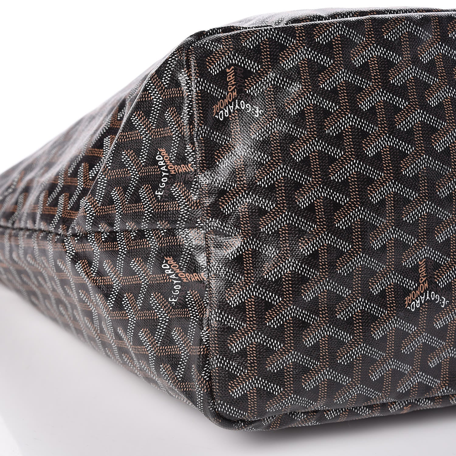 Goyard Goyardine Saint Louis GM Black Gold 11 of 12