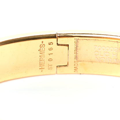Hermes Enamel Narrow Clic Clac H Bracelet PM Black 4 of 5