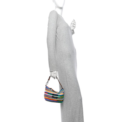 Miu Miu Fabric Crochet Pouch Multicolor 2 of 11