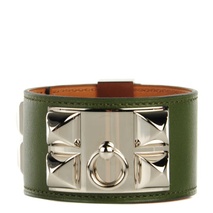 Hermes Tadelakt Collier De Chien CDC Bracelet L Canopee 1 of 7